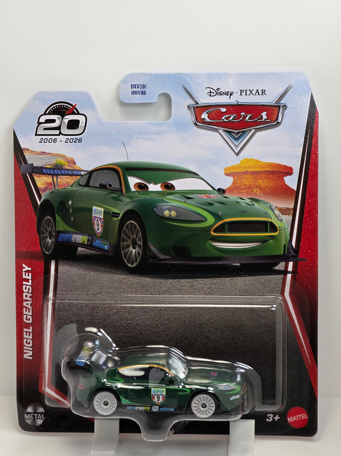 DISNEY PIXAR CARS 2 - NIGEL GEARSLEY ASTON MARTIN DBR9 - WGP