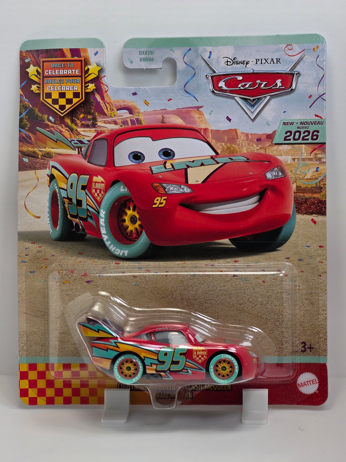 DISNEY PIXAR CARS - RACE TO CELEBRATE - LIGHTNING McQUEEN