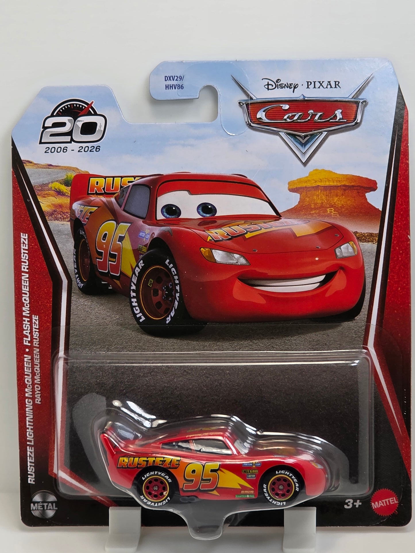 DISNEY PIXAR CARS 3 - RUSTEZE LIGHTNING MCQUEEN -  20th ANNIVERSARY