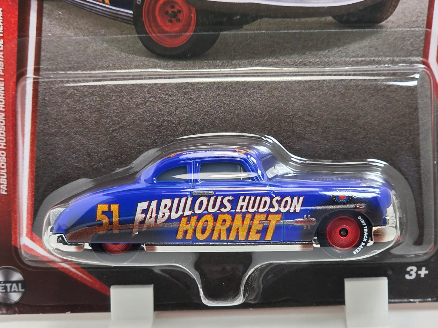DISNEY PIXAR CARS - DIRT TRACK FABULOUS HUDSON HORNET - DOC HUDSON