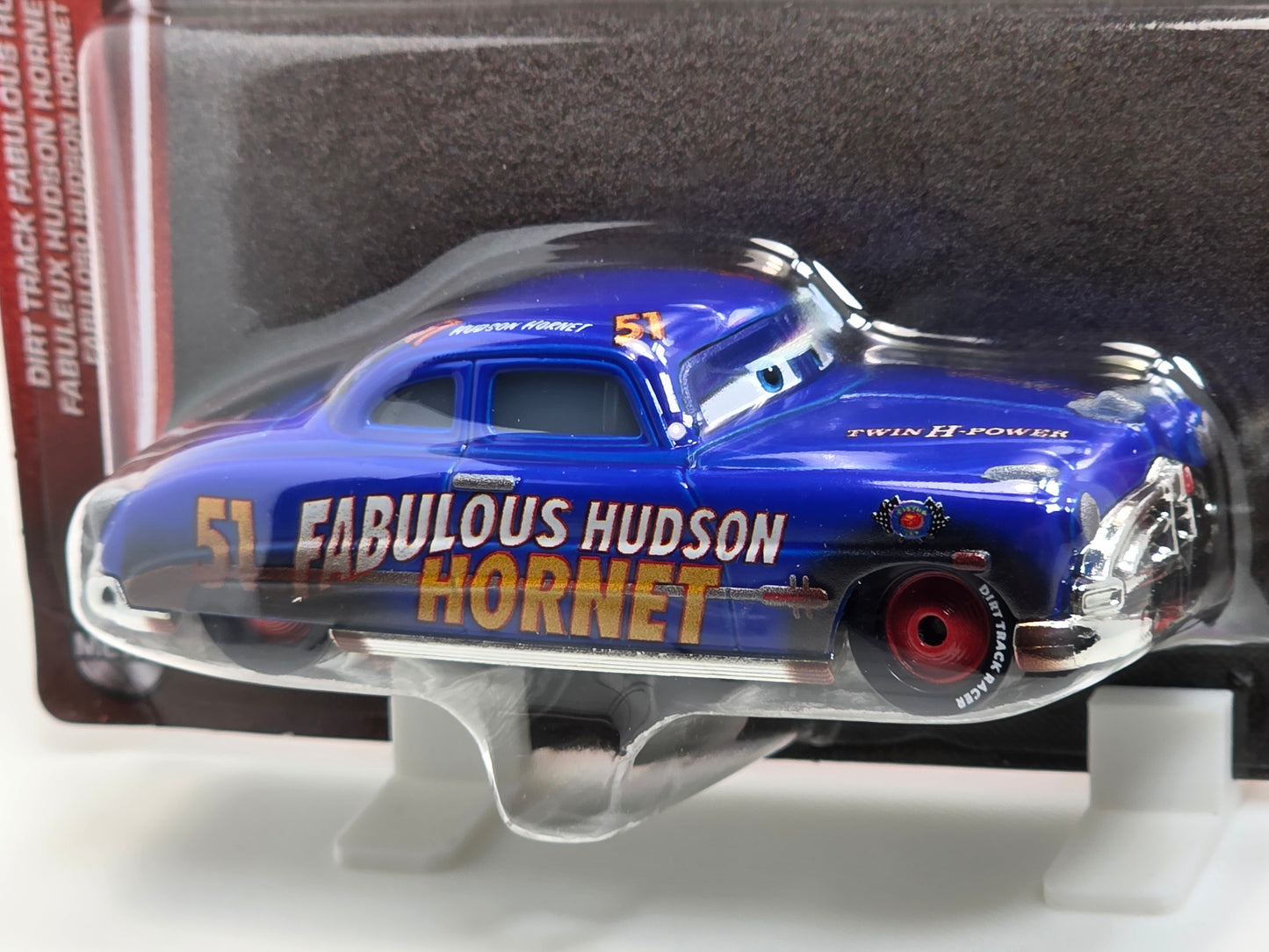 DISNEY PIXAR CARS - DIRT TRACK FABULOUS HUDSON HORNET - DOC HUDSON
