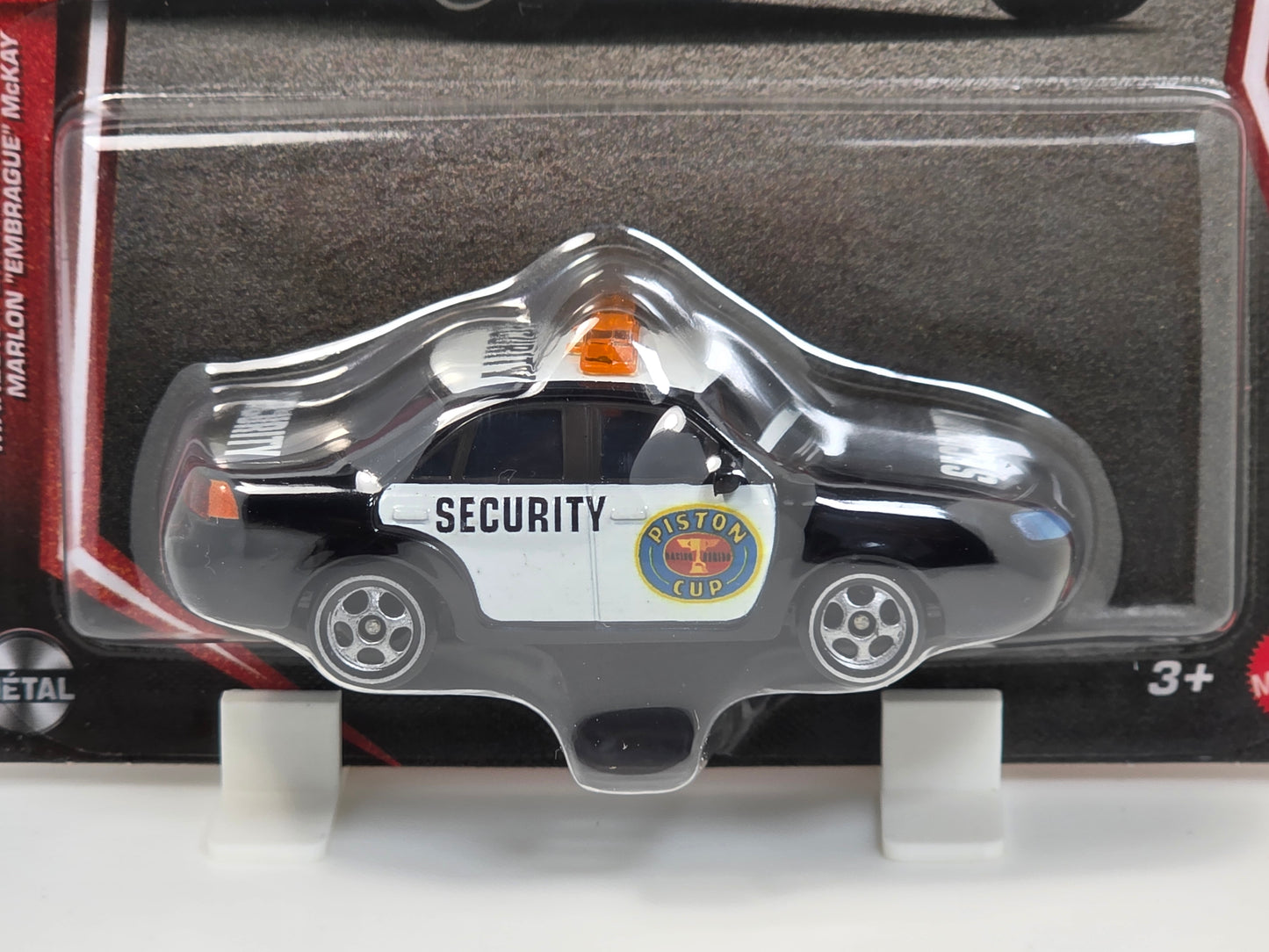 DISNEY PIXAR CARS - MARLON "CLUTCHES" McKAY - PISTON CUP SECURITY