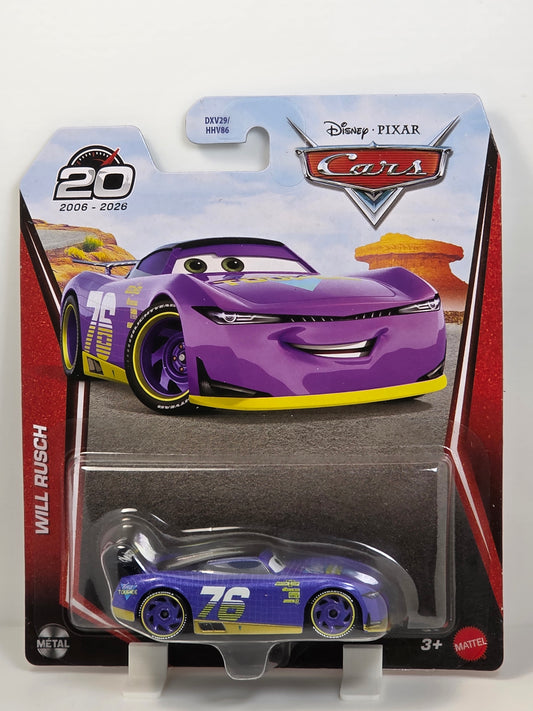 DISNEY PIXAR CARS - WILL RUSCH #76 VINYL TOUPEE - NEXT GEN RACER
