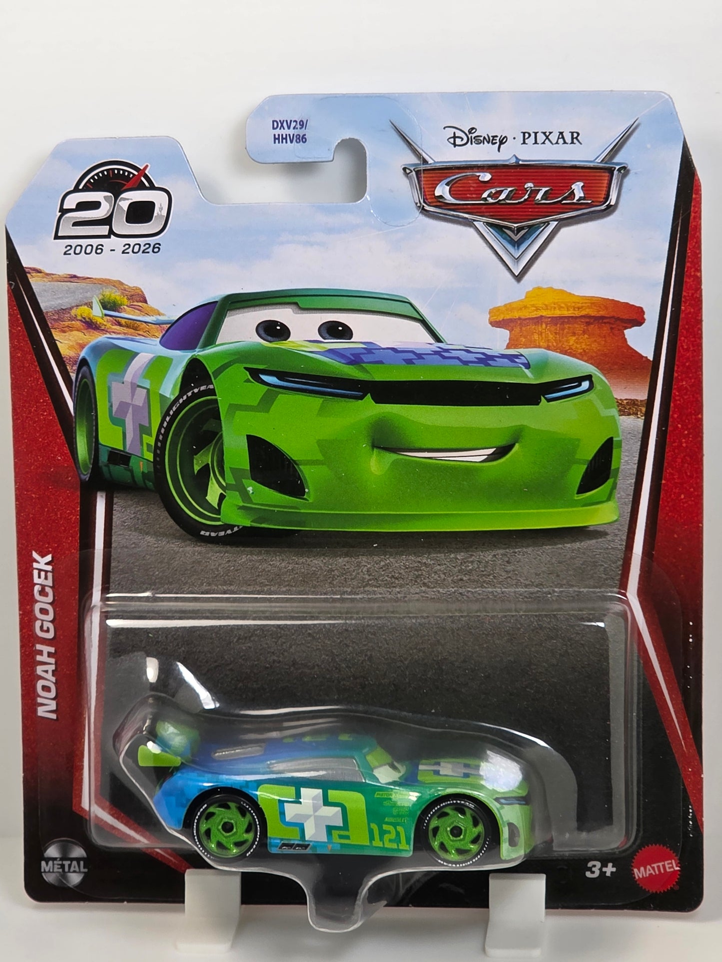 DISNEY PIXAR CARS - NOAH GOCEK #121 - CLUTCH AID - NEXT GEN RACER - 20th ANNIVERSARY