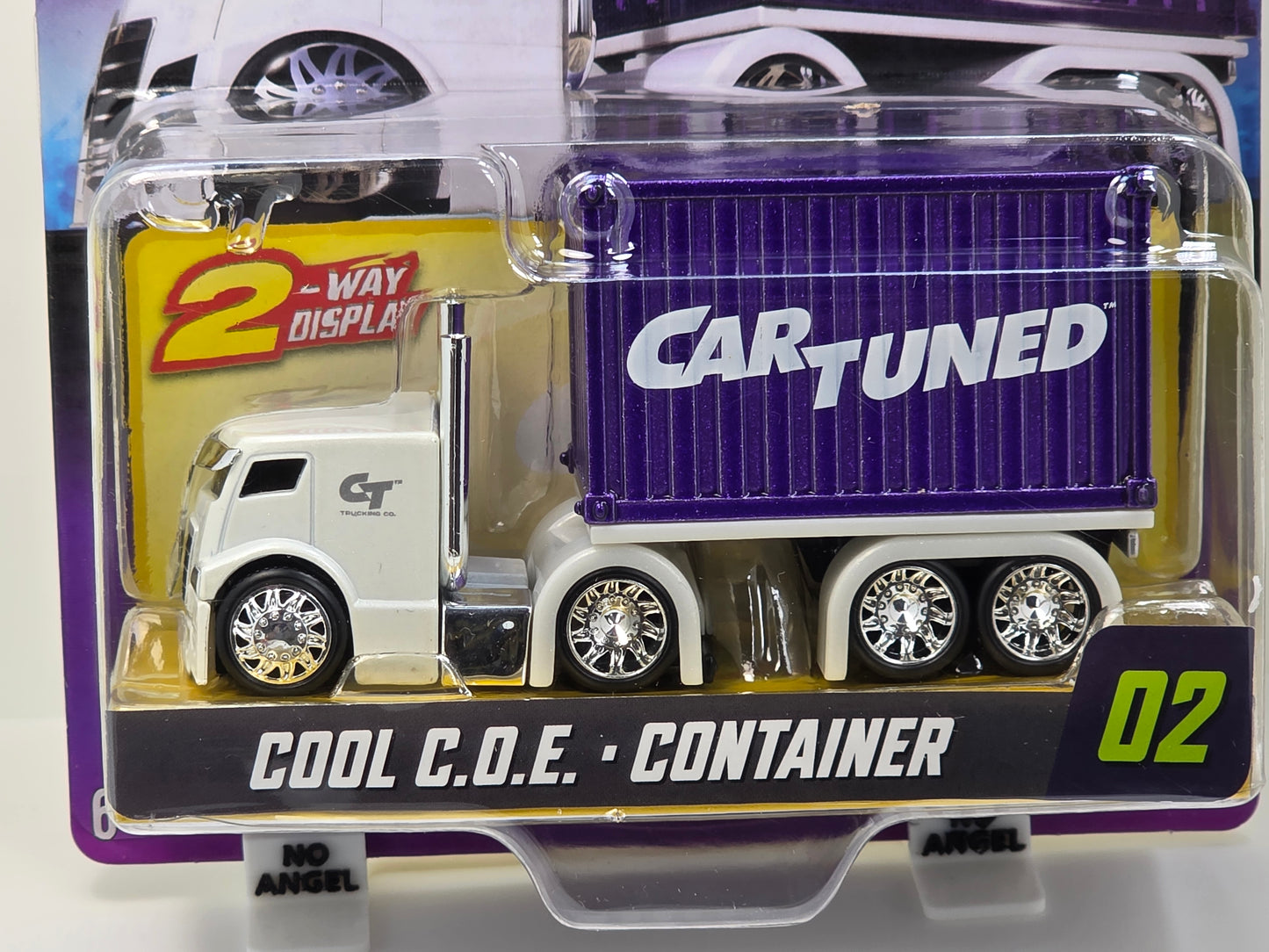 CAR TUNED RIGS SERIES 2 - COOL C.O.E. - WHITE with PURPLE CONTAINER #02