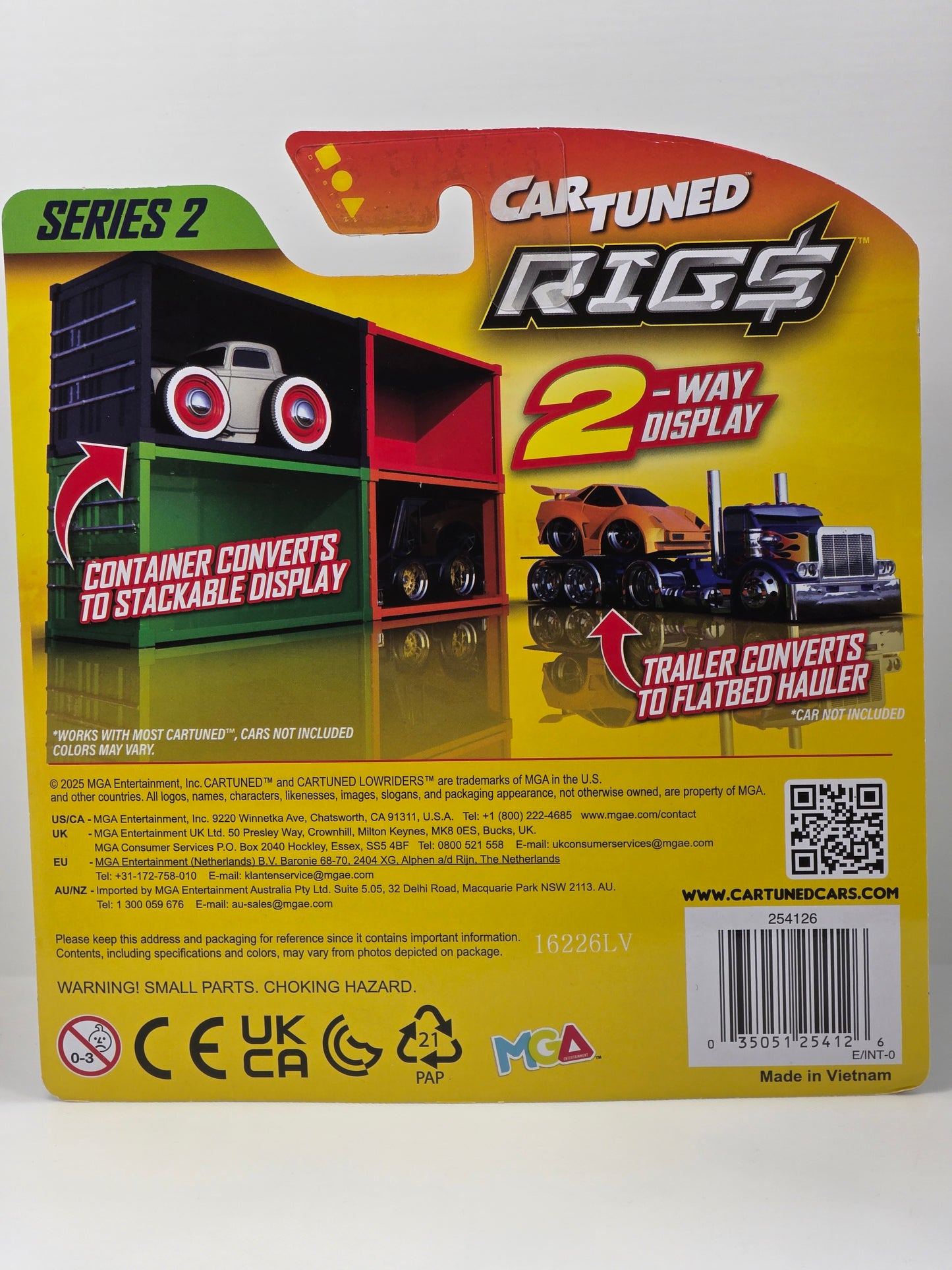 CAR TUNED RIGS SERIES 2 - COOL C.O.E. - WHITE with PURPLE CONTAINER #02