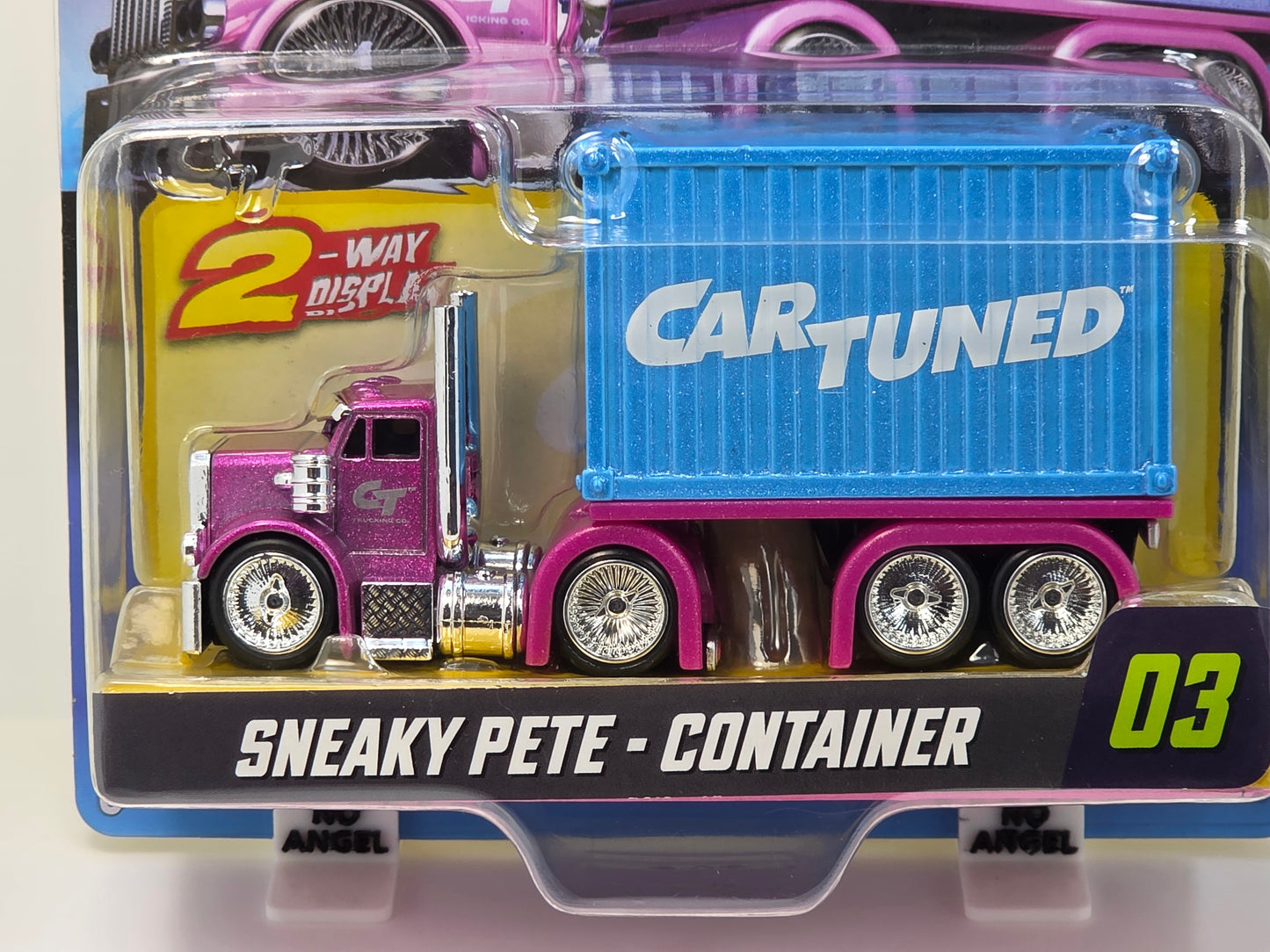 CAR TUNED RIGS SERIES 2 - SNEAKY PETE - PURPLE with BLUE CONTAINER #03