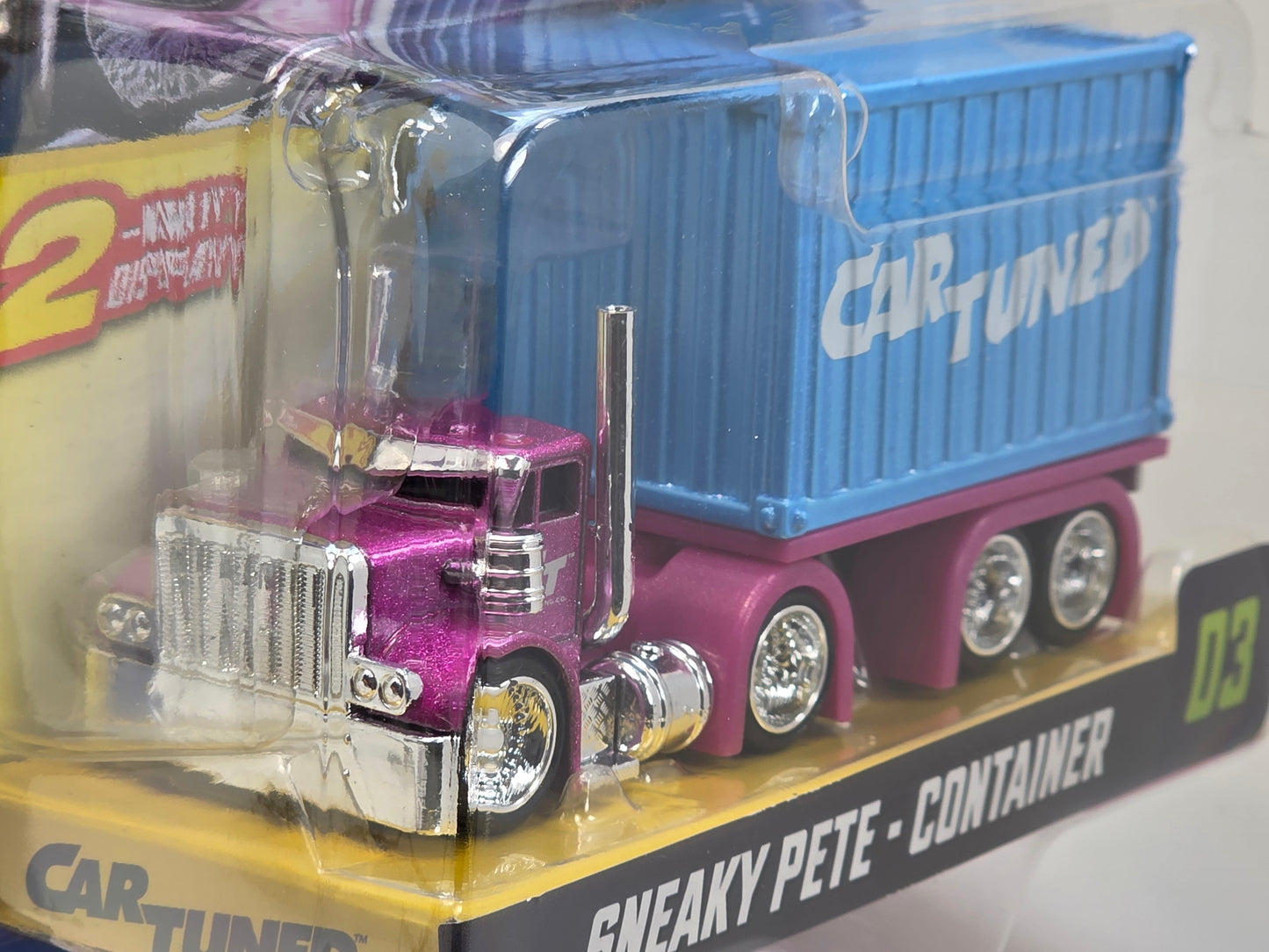 CAR TUNED RIGS SERIES 2 - SNEAKY PETE - PURPLE with BLUE CONTAINER #03