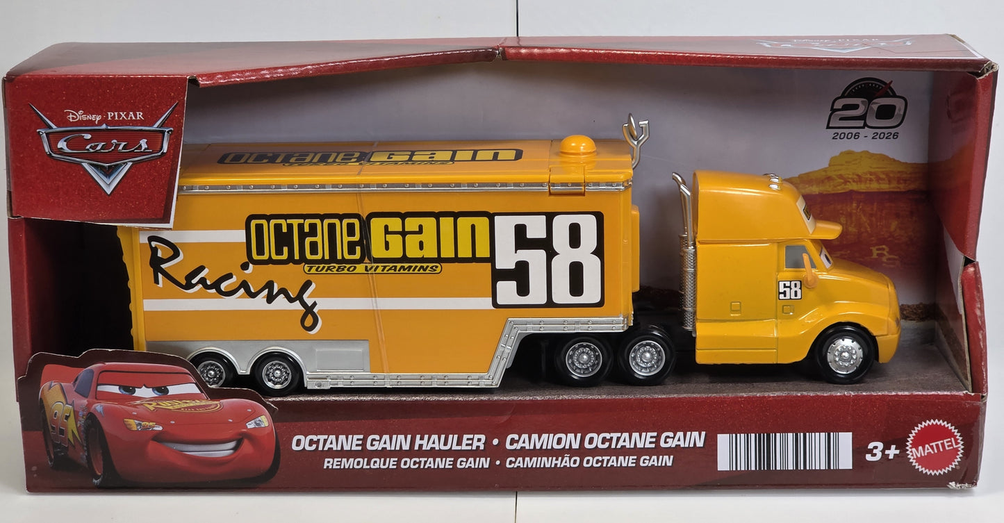 DISNEY PIXAR CARS - OCTANE GAIN HAULER - 20th ANNIVERSARY