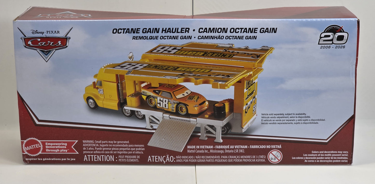 DISNEY PIXAR CARS - OCTANE GAIN HAULER - 20th ANNIVERSARY