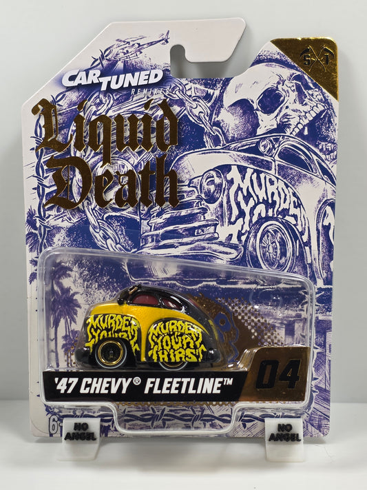 CAR TUNED - LIQUID DEATH S1 - '47 CHEVY FLEETLINE - BLACK / GOLD # 04 - NEW
