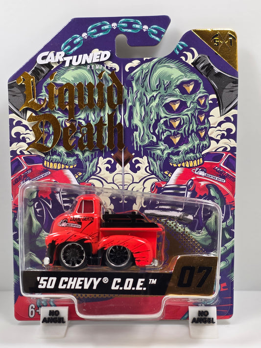 CAR TUNED - LIQUID DEATH S1 - '50 CHEVY C.O.E.- BLACK / RED # 07 - NEW