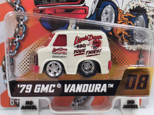 CAR TUNED - LIQUID DEATH S1 - '79 GMC VANDURA - WHITE / BLACK / RED # 08 - NEW