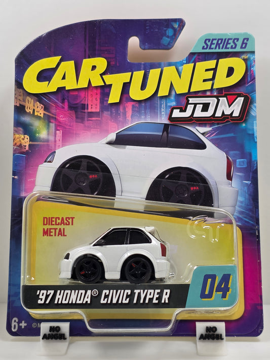 CAR TUNED - JDM SERIES 6 - '97 HONDA CIVIC TYPE R - WHITE # 04 - NEW