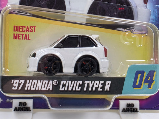CAR TUNED - JDM SERIES 6 - '97 HONDA CIVIC TYPE R - WHITE # 04 - NEW