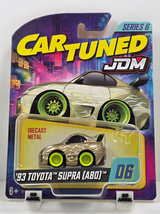 CAR TUNED - JDM SERIES 6 - '93 TOYOTA SUPRA A80 - GOLD # 06 - NEW