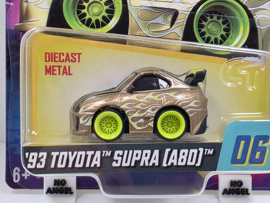 CAR TUNED - JDM SERIES 6 - '93 TOYOTA SUPRA A80 - GOLD # 06 - NEW