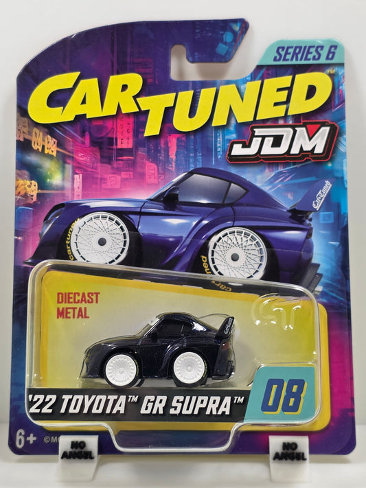 CAR TUNED - JDM SERIES 6 - '22 TOYOTA GR SUPRA - PURPLE  # 08 - NEW
