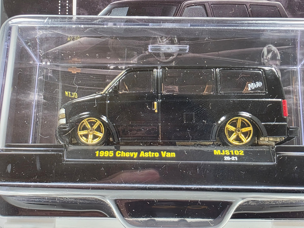 M2 MACHINES - MiJo SLOW AND LOW - 1995 CHEVY ASTRO VAN - BLACK - CHASE MJS102