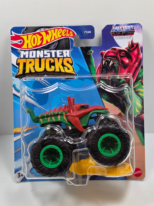HOT WHEELS MONSTER TRUCKS - MASTERS OF THE UNIVERSE - BATTLE CAT - NEW