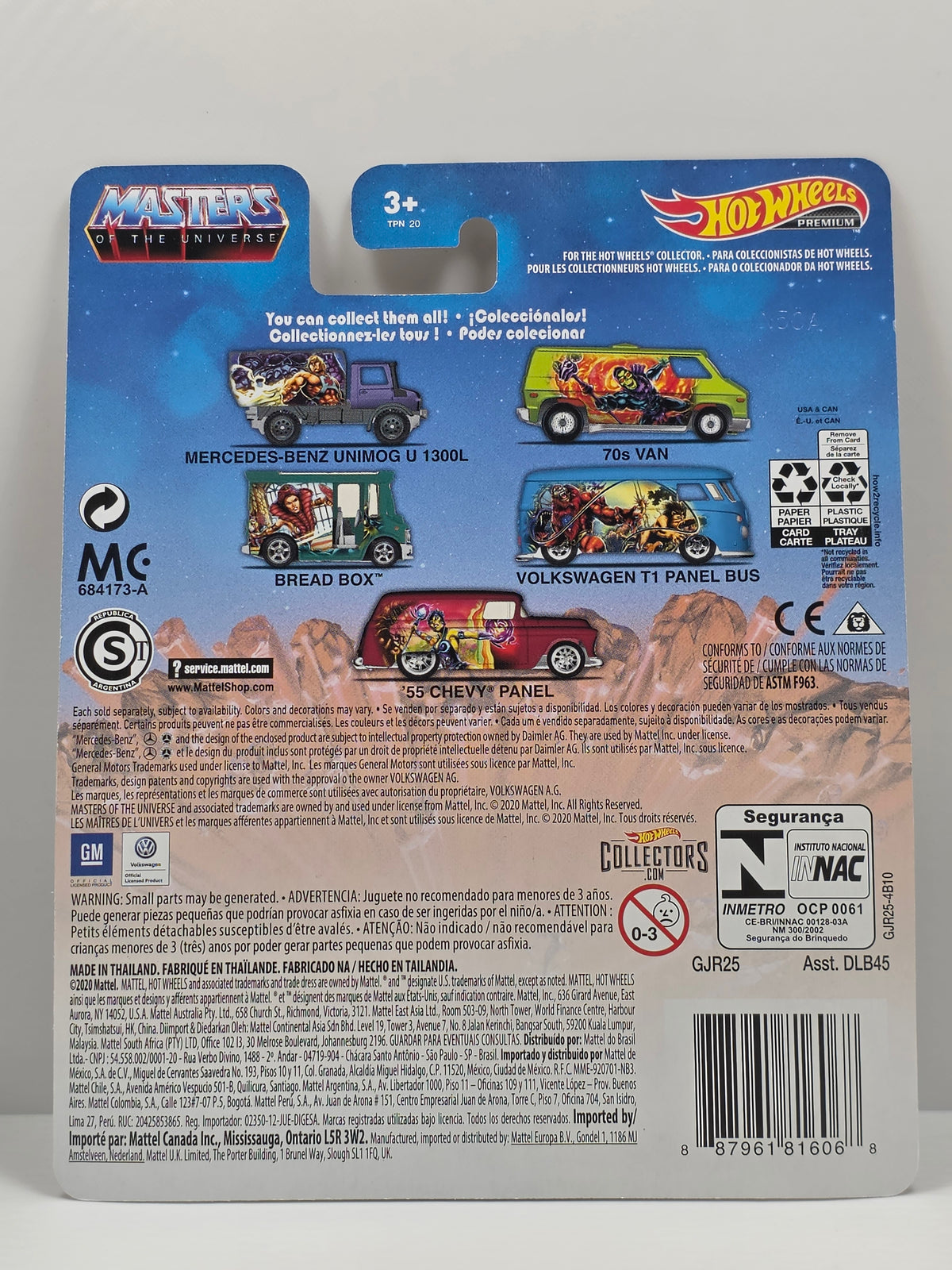 HOT WHEELS PREMIUM - MASTERS OF THE UNIVERSE - TEELA  - BREAD BOX - NEW