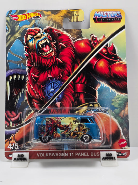HOT WHEELS PREMIUM - MASTERS OF THE UNIVERSE -  BEAST MAN - VOLKSWAGEN T1 PANEL BUS - NEW