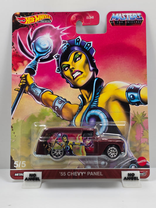 HOT WHEELS PREMIUM - MASTERS OF THE UNIVERSE -  EVIL-LYN - '55 CHEVY PANEL - NEW
