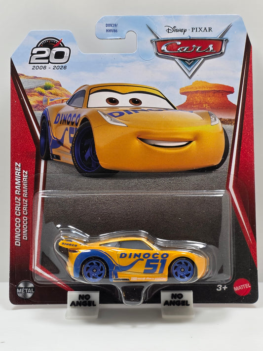 DISNEY PIXAR CARS - CRUZ RAMIREZ - DINOCO #51 - 20th ANNIVERSARY PACK NEW