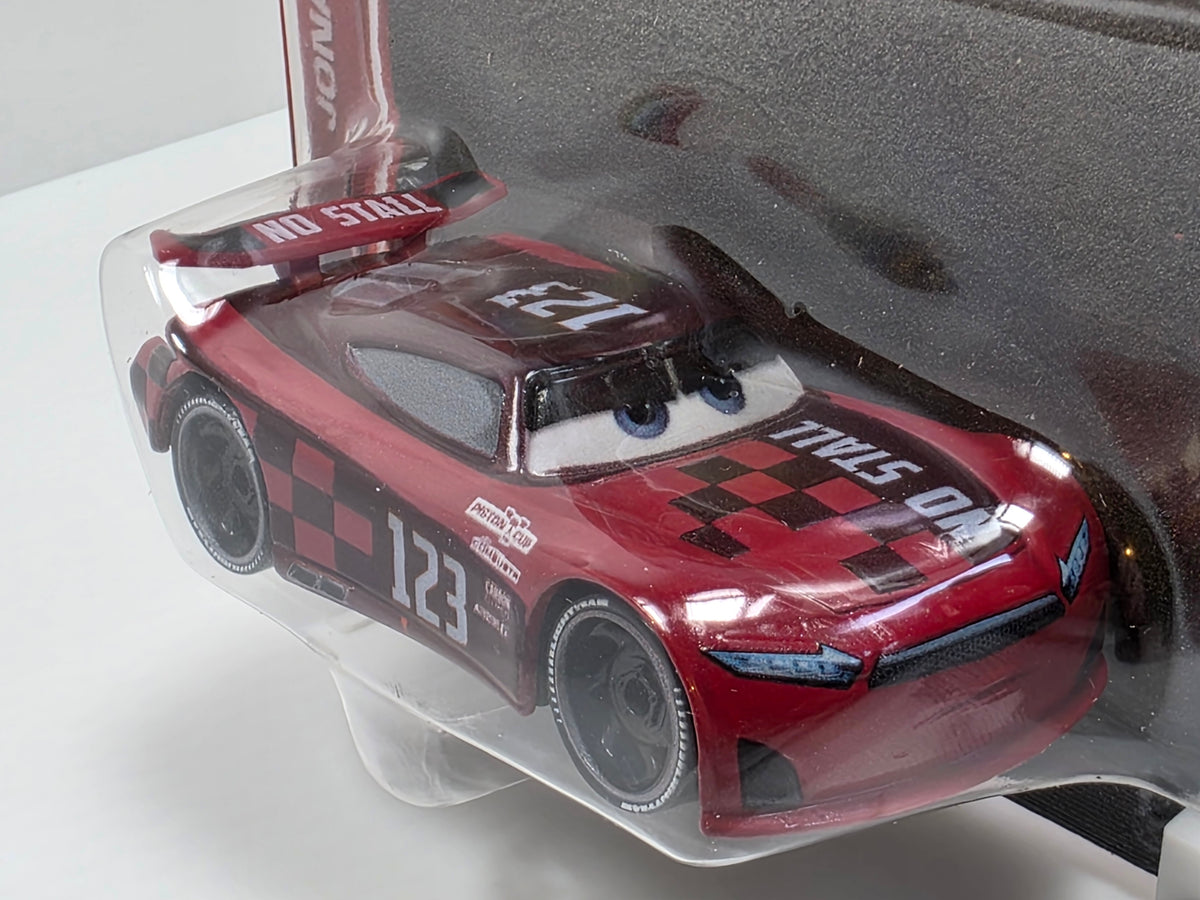 DISNEY PIXAR CARS - JONAS CARVER #123 - NO STALL  - 20th ANNIVERSARY PACK - NEW
