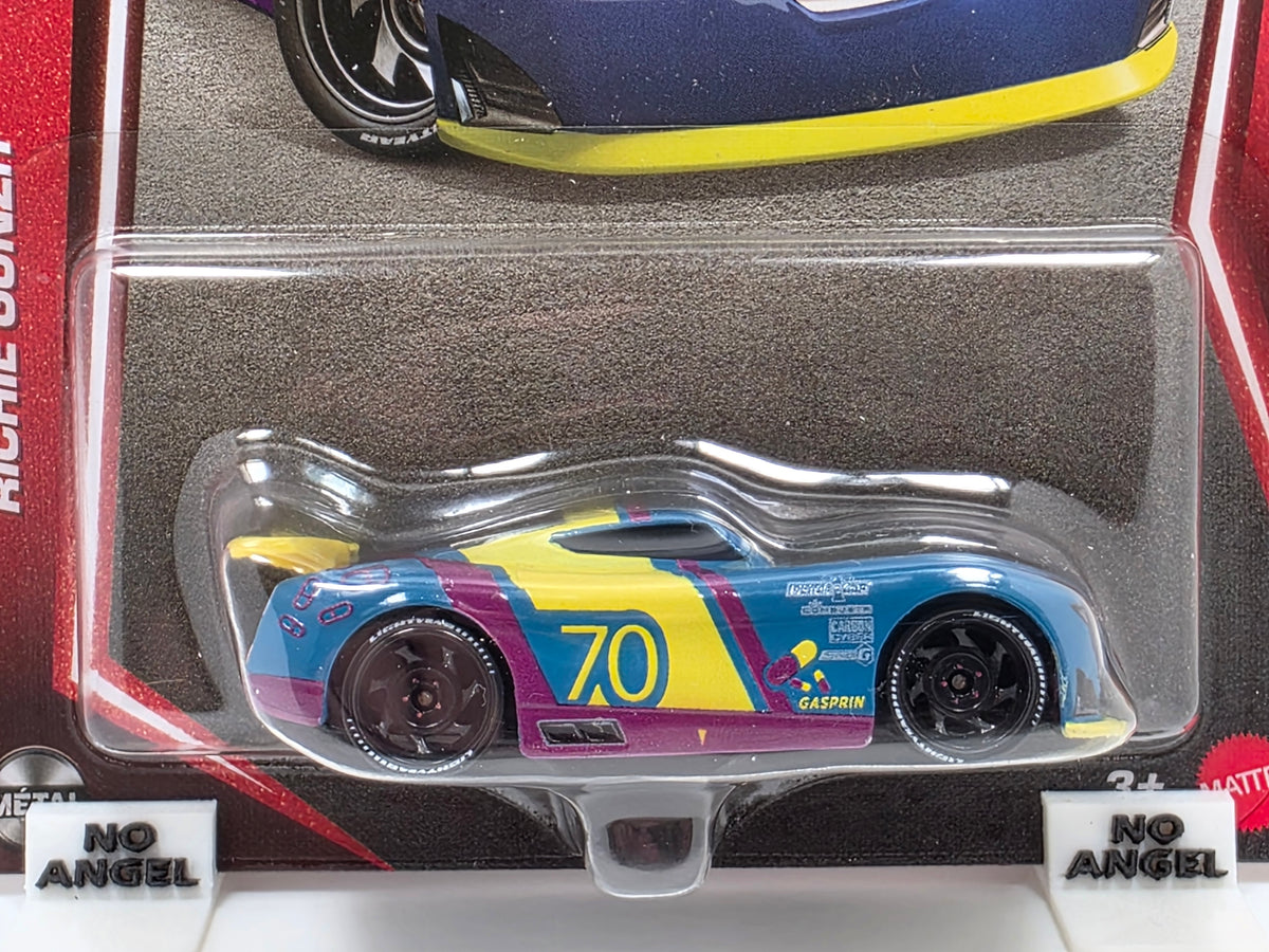 DISNEY PIXAR CARS - RICHIE GUNZIT #70 - GASPIRIN - 20th ANNIVERSARY PACK - NEW