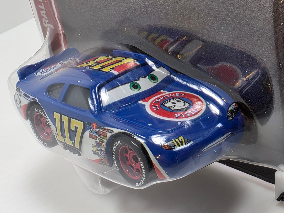 DISNEY PIXAR CARS - RALPH CARLOW #117 - LIL' TORQUEY PISTON - 20th ANNIVERSARY PACK - NEW