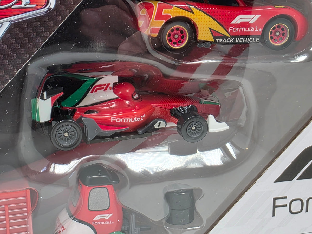 DISNEY PIXAR CARS X FORMULA 1 F1 DIECAST SET 3 PACK - BRAND NEW & SEALED