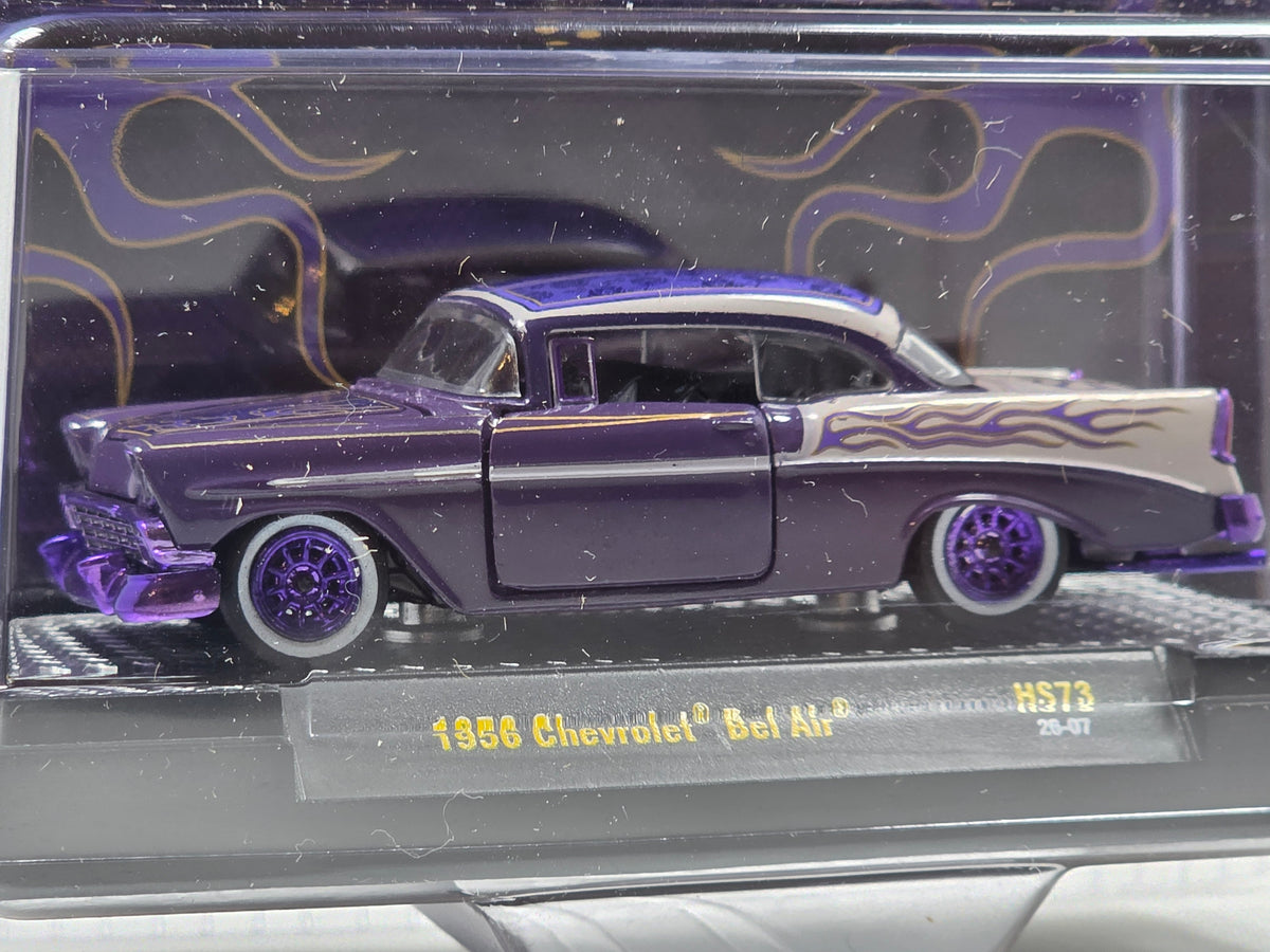 M2 MACHINES HOBBY EXCLUSIVE 1956 CHEVROLET BEL AIR CUSTOM LOW & SLOW CHASE