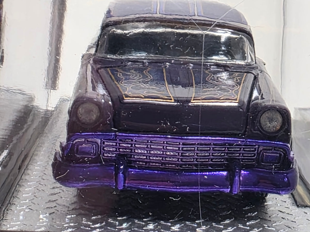 M2 MACHINES HOBBY EXCLUSIVE 1956 CHEVROLET BEL AIR CUSTOM LOW & SLOW CHASE