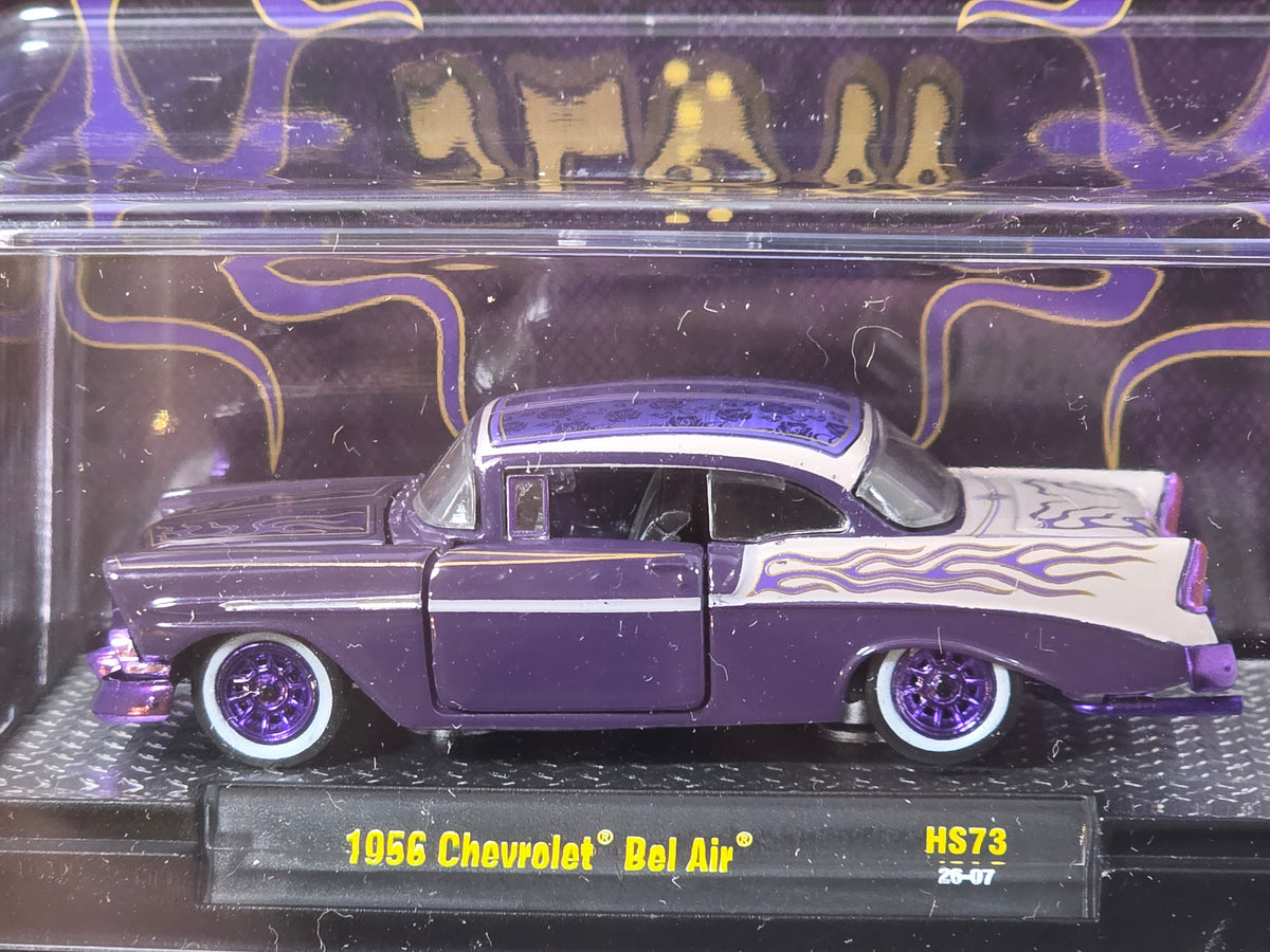 M2 MACHINES HOBBY EXCLUSIVE 1956 CHEVROLET BEL AIR CUSTOM LOW & SLOW CHASE
