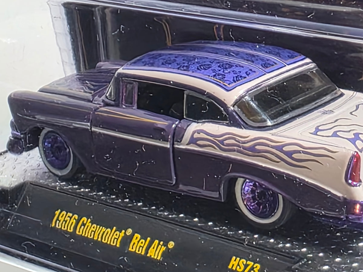 M2 MACHINES HOBBY EXCLUSIVE 1956 CHEVROLET BEL AIR CUSTOM LOW & SLOW CHASE