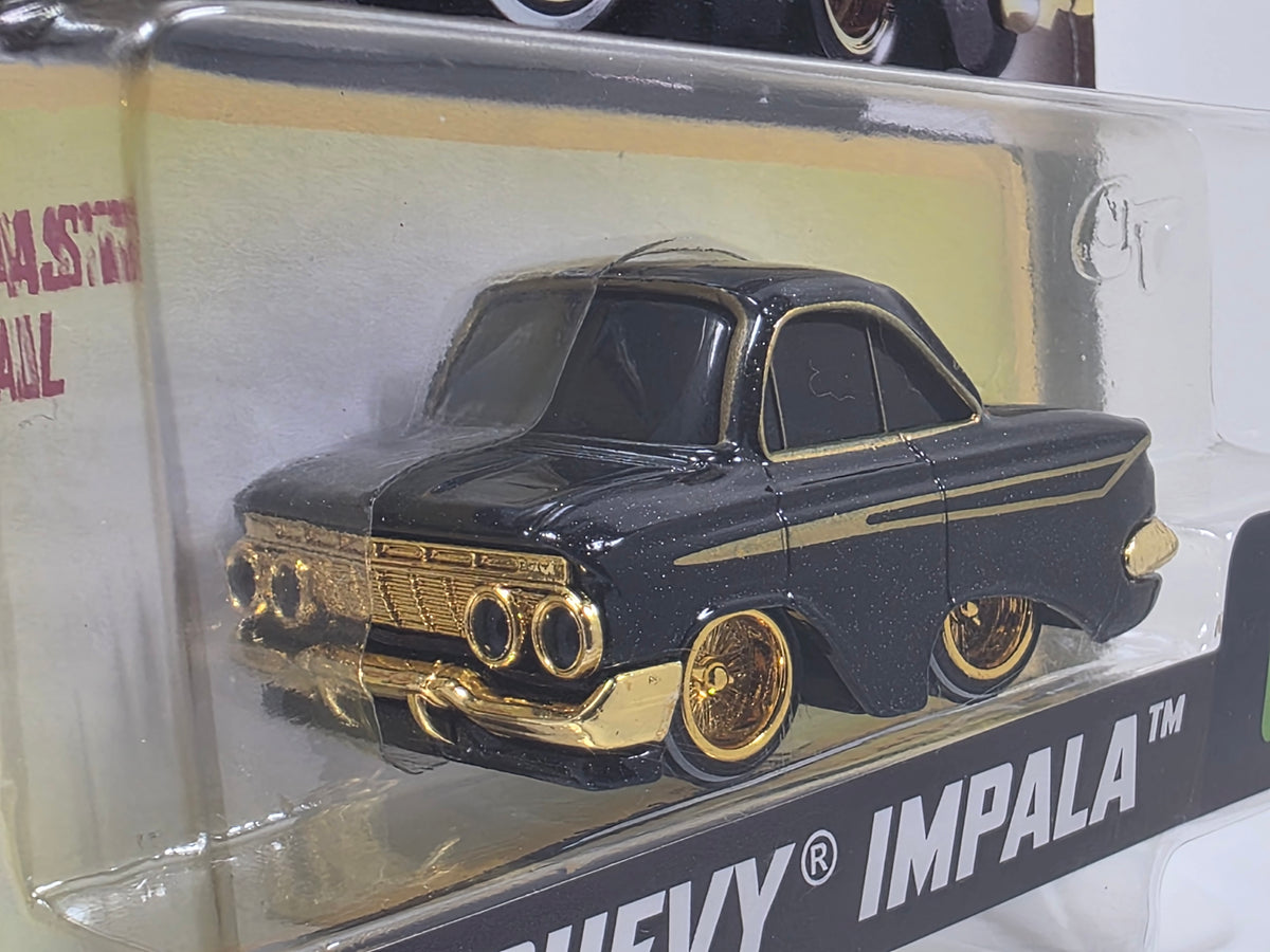 CAR TUNED - MGA -SERIES 12 - '61 CHEVY IMPALA  - BLACK & GOLD #01 - NEW