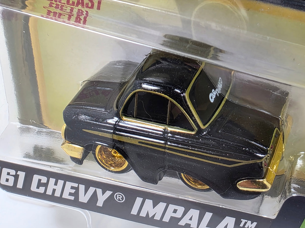CAR TUNED - MGA -SERIES 12 - '61 CHEVY IMPALA  - BLACK & GOLD #01 - NEW