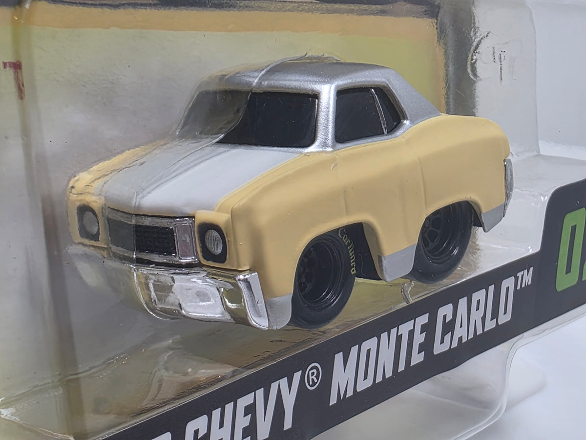 CAR TUNED - MGA -SERIES 12 - '70 CHEVY MONTE CARLO - CREAM & SILVER  #02 - NEW