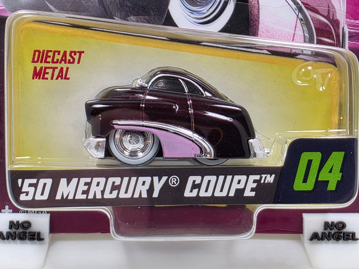 CAR TUNED - MGA -SERIES 12 - '50 MERCURY COUPE - MAROON & PINK #04 - NEW