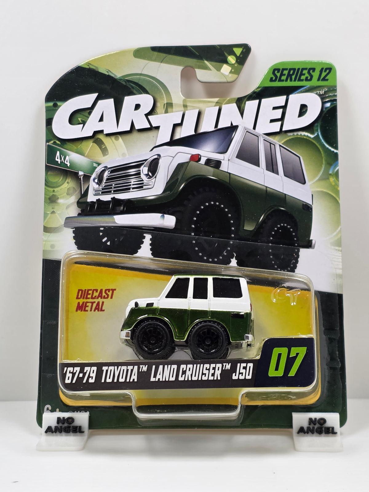 CAR TUNED - MGA -SERIES 12 - '67-79 TOYOTA LAND CRUISER J50 - GREEN & WHITE #07 - NEW
