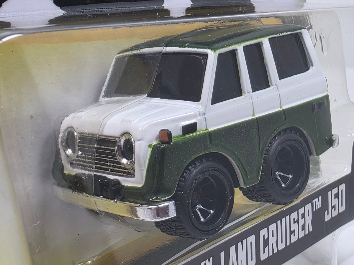 CAR TUNED - MGA -SERIES 12 - '67-79 TOYOTA LAND CRUISER J50 - GREEN & WHITE #07 - NEW