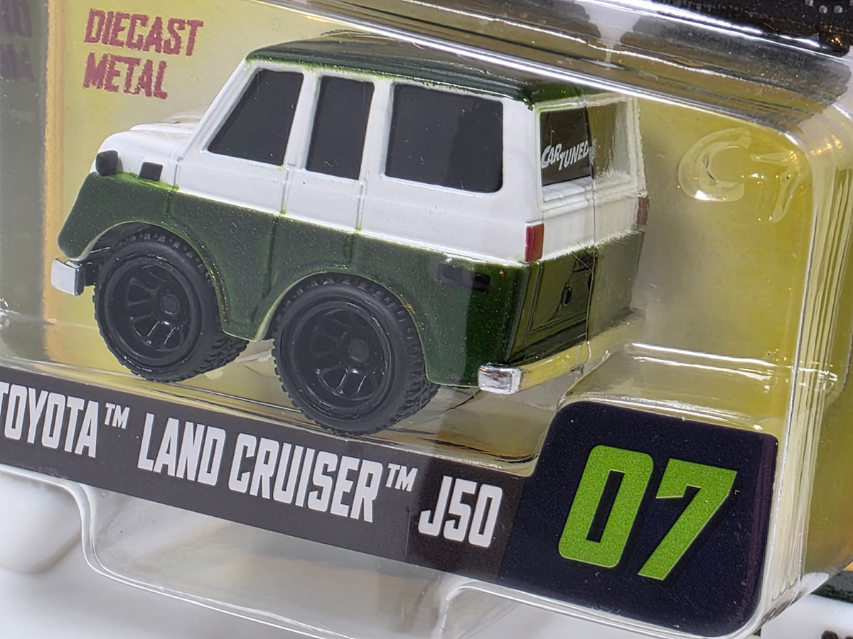 CAR TUNED - MGA -SERIES 12 - '67-79 TOYOTA LAND CRUISER J50 - GREEN & WHITE #07 - NEW
