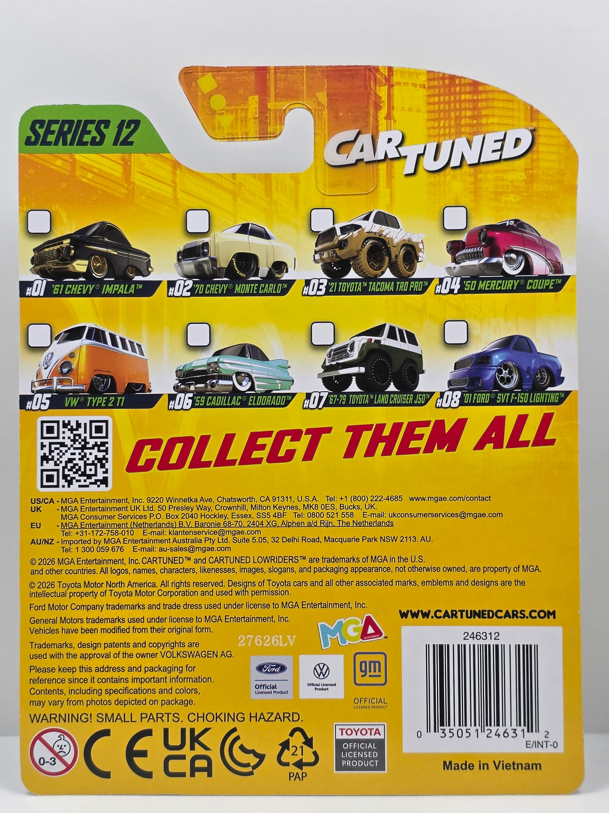 CAR TUNED - MGA -SERIES 12 - '67-79 TOYOTA LAND CRUISER J50 - GREEN & WHITE #07 - NEW