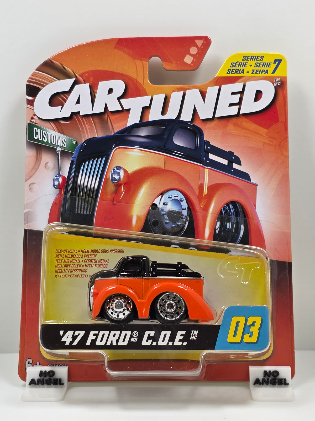 CAR TUNED - MGA -SERIES 7 ALT - '47 FORD C.O.E. - BLACK & ORANGE #03 - NEW