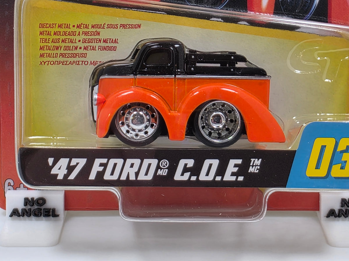 CAR TUNED - MGA -SERIES 7 ALT - '47 FORD C.O.E. - BLACK & ORANGE #03 - NEW