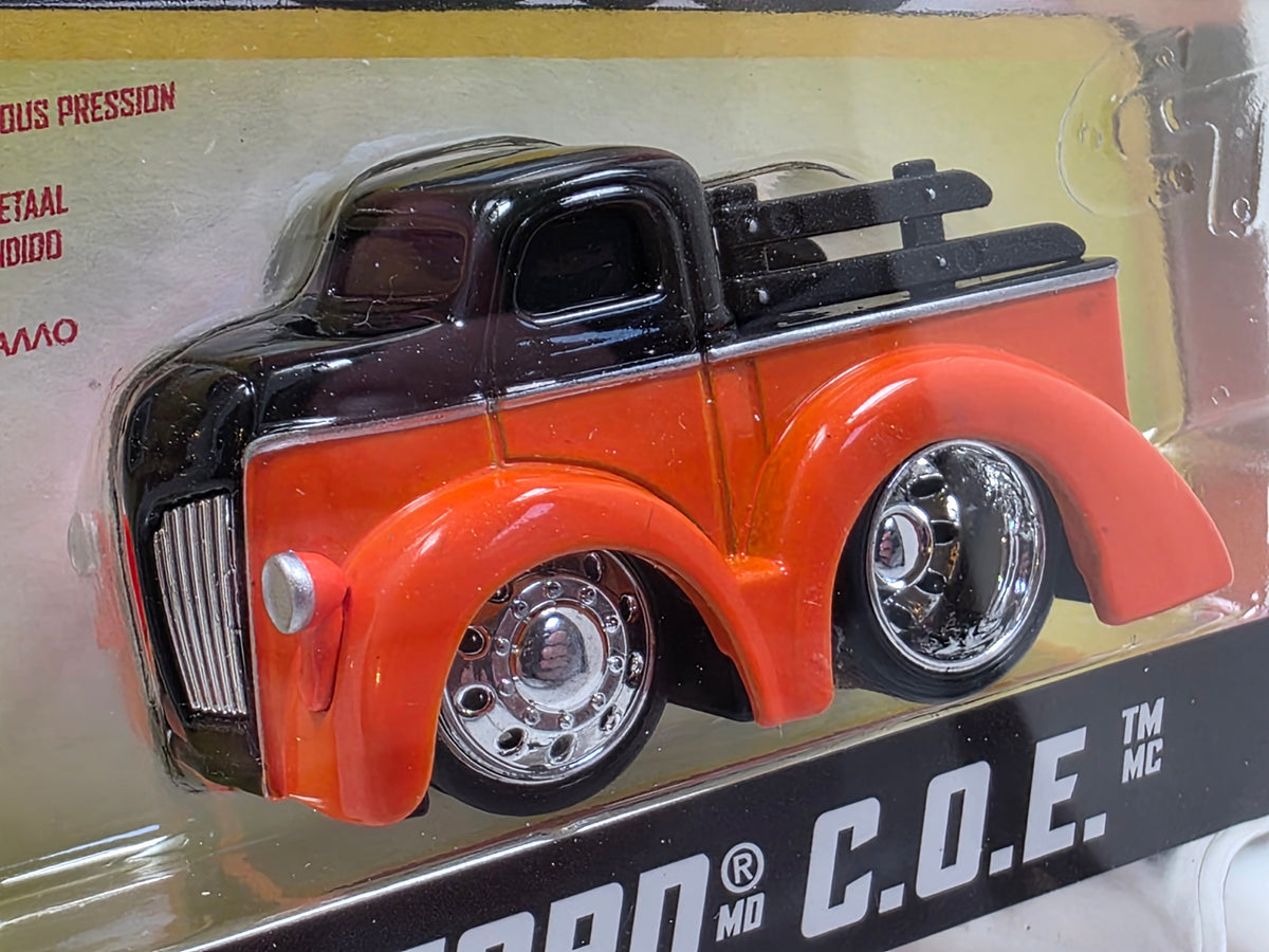 CAR TUNED - MGA -SERIES 7 ALT - '47 FORD C.O.E. - BLACK & ORANGE #03 - NEW