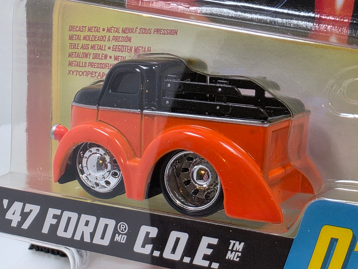 CAR TUNED - MGA -SERIES 7 ALT - '47 FORD C.O.E. - BLACK & ORANGE #03 - NEW