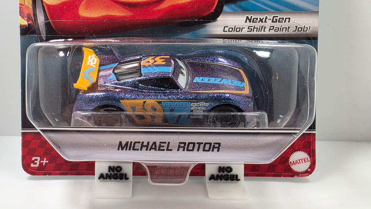 DISNEY PIXAR CAR - RS 24H ENDURANCE RACE - MICHAEL ROTOR - COLOR SHIFT PAINT JOB