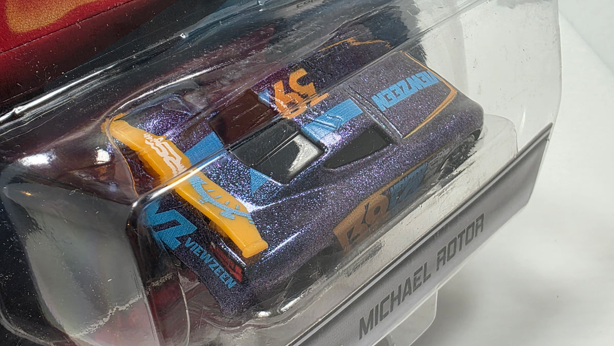 DISNEY PIXAR CAR - RS 24H ENDURANCE RACE - MICHAEL ROTOR - COLOR SHIFT PAINT JOB